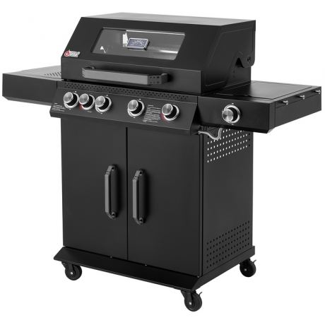 THERMOGATZ GS GRILL ABYSS VIEW Ψησταριά Υγραερίου με 4 Εστίες και Πλαϊνό Μάτι 19kW
